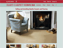 Tablet Screenshot of hartcarpets.co.uk
