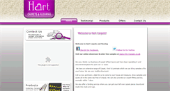 Desktop Screenshot of hartcarpets.info