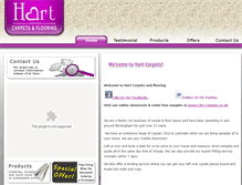Tablet Screenshot of hartcarpets.info